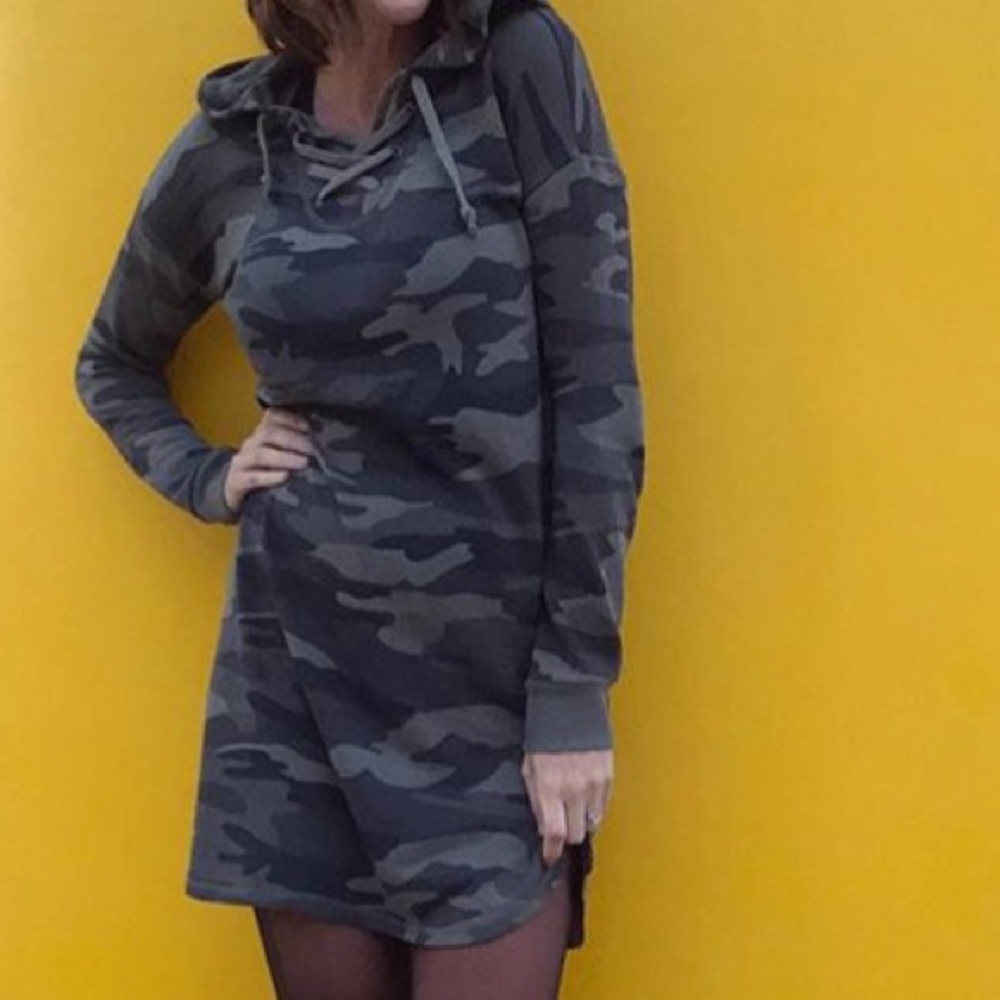 COPY - Camouflage Sweatshirt Dress